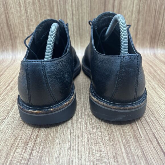 Mephisto Marlon Plain Toe Oxford Men’s Size 8 Black Grain Leather Lace Shoes - Picture 5 of 10